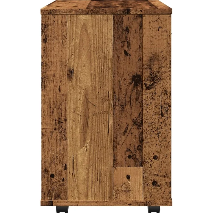 Rollcontainer Altholz-Optik 46 x 36 x 59 cm Holzwerkstoff – Bild 5