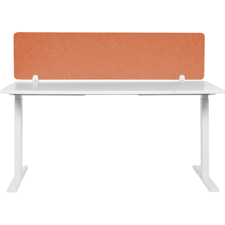 Schreibtischtrennwand WALLY 160 x 40 cm Hellrot – Bild 5