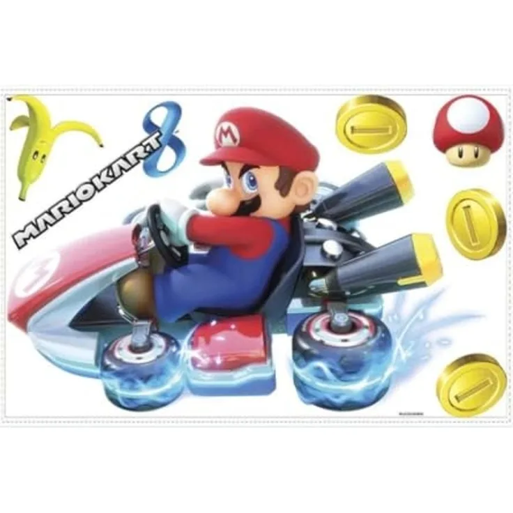 Nintendo Mario Kart Wandaufkleber