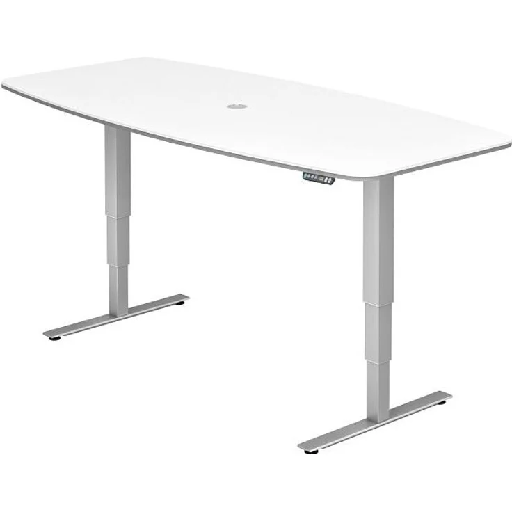 Konferenztisch mit Memoryschalter, Ahorn – Bild 1