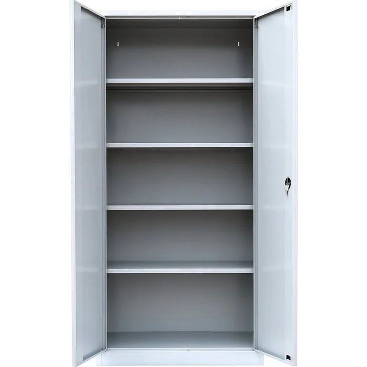 Steelboxx Mehrzweckschrank Metallschrank abschließbar Aktenschrank Büroschrank 195x120x42cm (1-St) Mehrzweckschrank abschließbar – Bild 3