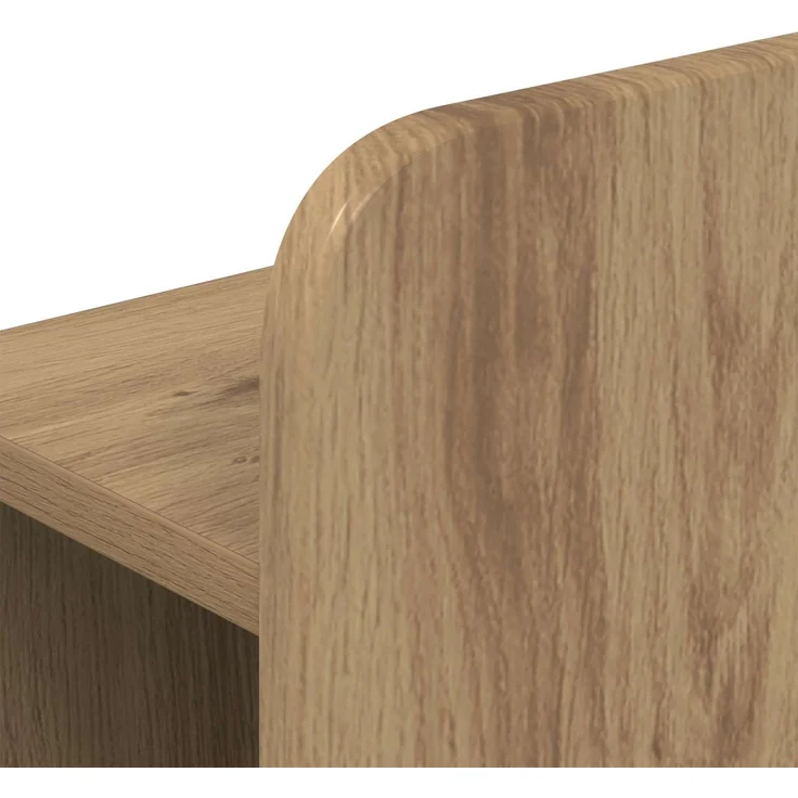 vidaXL Bettgestell mit Stauraum und Kopfteil Artisan-Eiche 3445832 – Bild 6