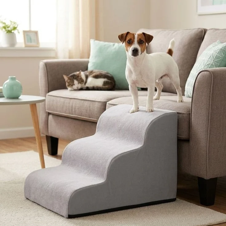 Relaxdays Hundetreppe für Bett & Sofa – Bild 2
