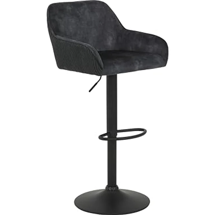 Hela Tische Barhocker Dollie, Anthrazit, 360° drehbar verstellbar mit Lift, – Bild 7