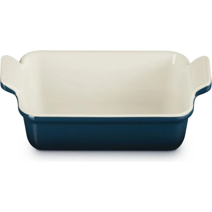 Le Creuset Heritage rechteckige Auflaufform, Steingut, 19 cm, 1,1 Liter, Nuit