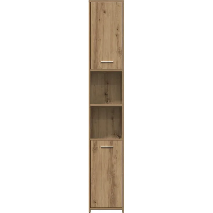vidaXL 4-tlg. Badmöbel-Set Artisan-Eiche Holzwerkstoff 3328942 – Bild 7