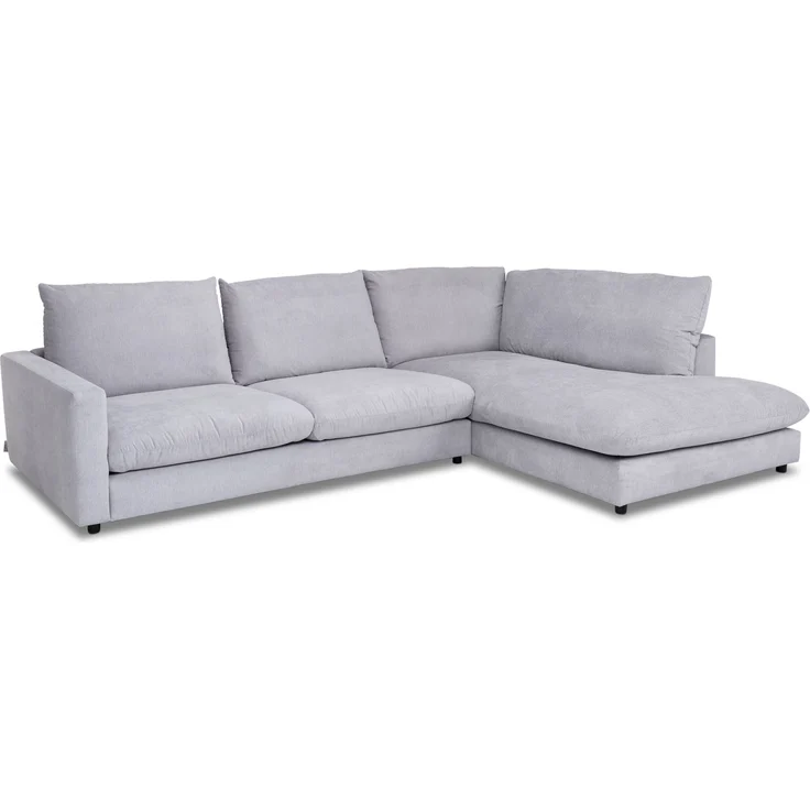 Polsterecke SANSIBAR WANGEROOGE BBH 321x228x87 cm silber Ecksofa Wohnlandschaft Eckcouch – Bild 5