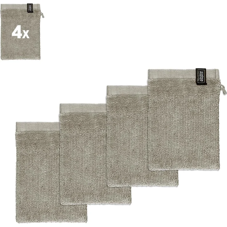 SCHÖNER WOHNEN-Kollektion Waschhandschuh Sense, (Packung, 4-St) – Bild 1