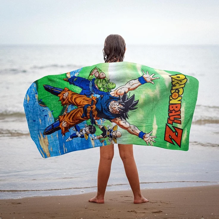 Dragon Ball Z Badehandtuch aus 100% Baumwolle Strandtuch 70x140 cm – Bild 2