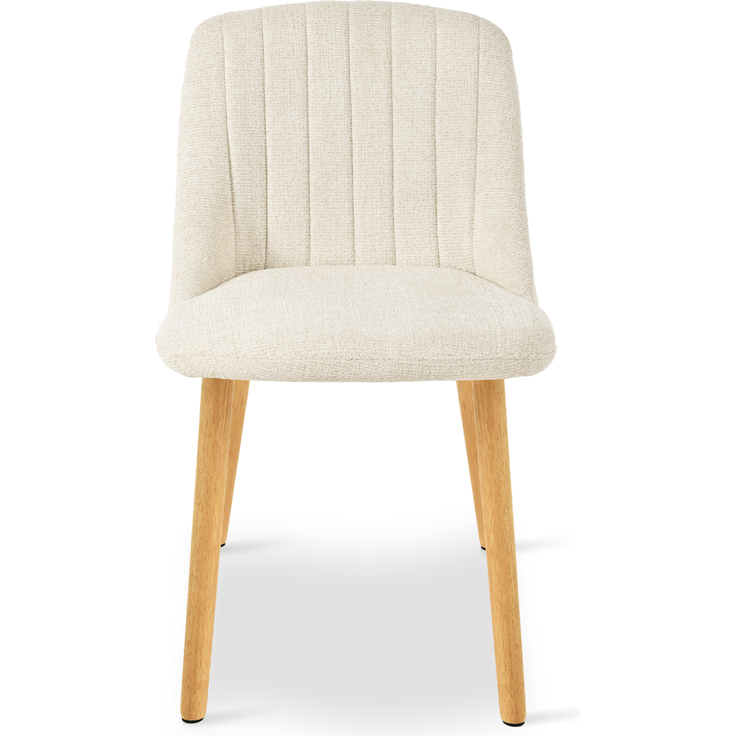 GOEURVANT 993 Esszimmerstühle 2er-Set, Chenille - Creme – Bild 3