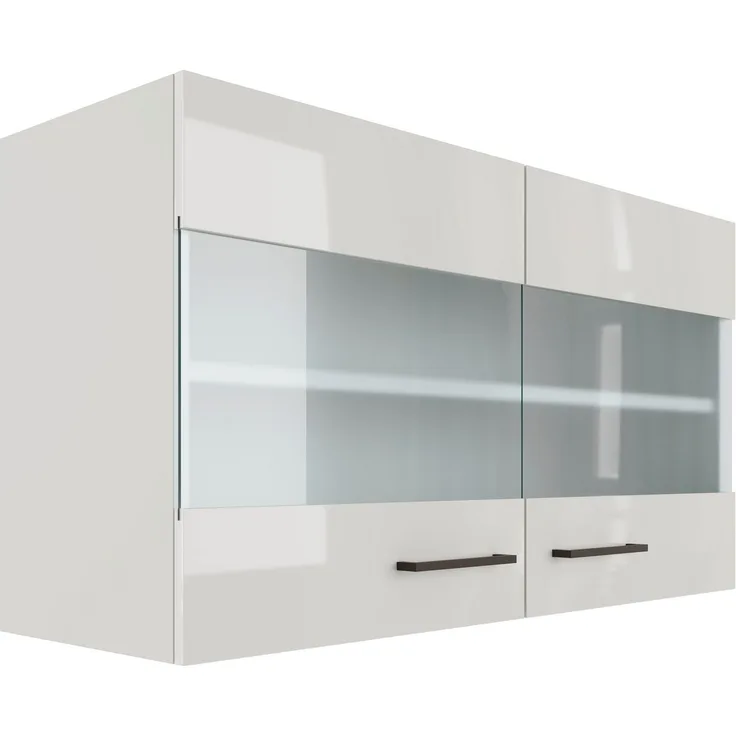 Flex-Well Glashängeschrank Lund (B x H x T) 100 x 54,8 x 32 cm, individuell kombinierbar
