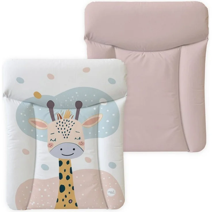 Ceba Baby® weiche Wickelauflage 50x70 cm - Baby Wickelunterlage - Wickeltischauflage für Junge und Mädchen - Wasserdicht, abwaschbar - OEKO-TEX® Standard 100 - Made in EU - Träumende Giraffe – Bild 2