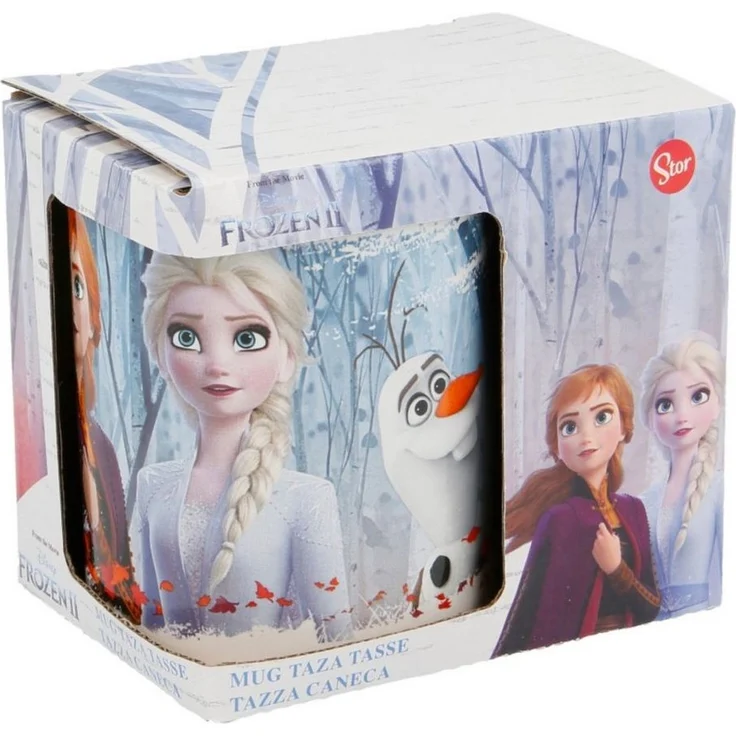 Disney Frozen II Tasse 325ml – Elsa & Anna Keramikbecher im Geschenkset – Bild 2