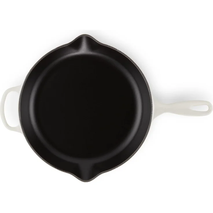 LE CREUSET Bratpfanne Brat- und Servierpfanne Signature rund meringue 30cm – Bild 4