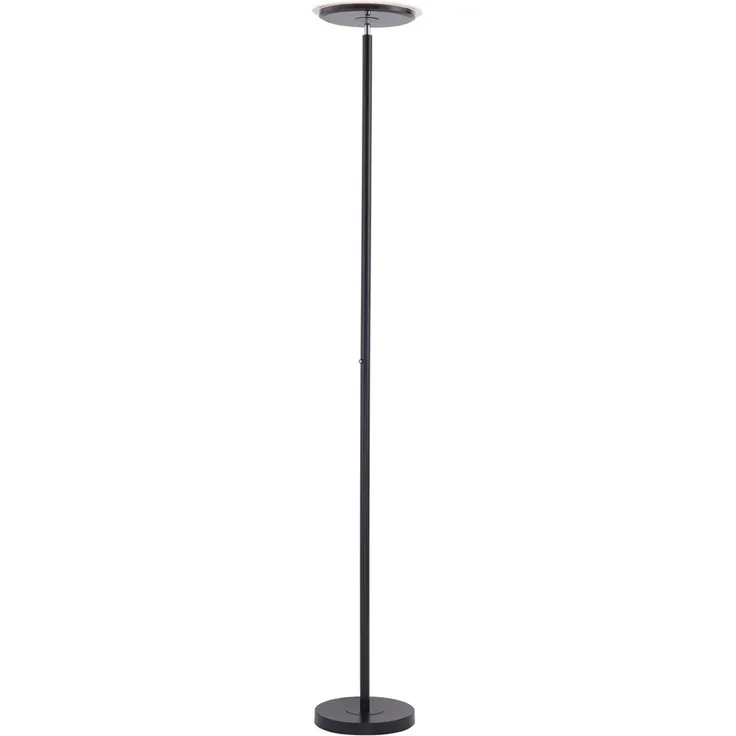 LED Deckenfluter, schwarz, Touchdimmer, Höhe 181 cm