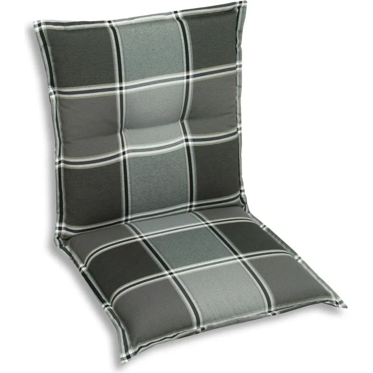 GO-DE Niederlehner-Auflage 110x50x9 cm grau Sitzkissen Sitzpolster Sitzauflage