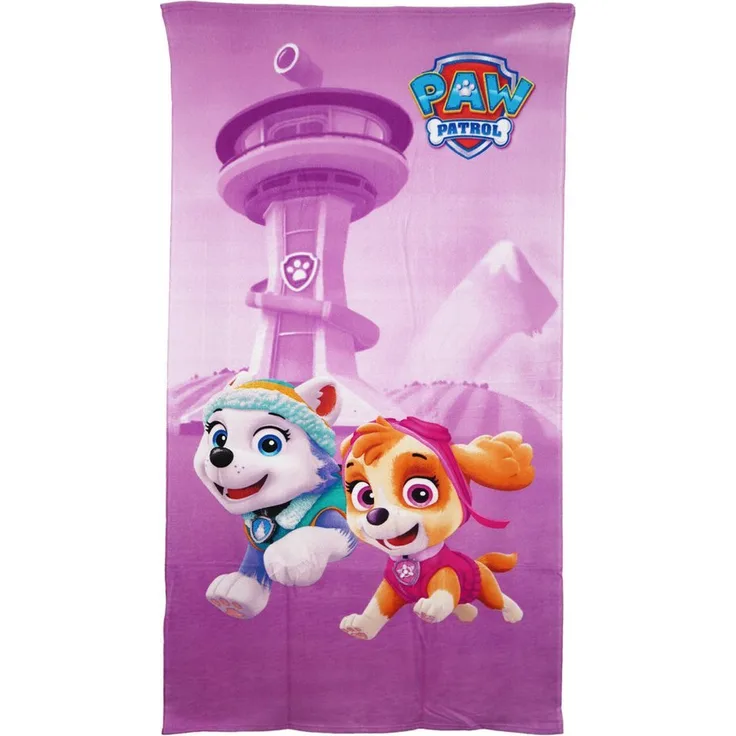 PAW PATROL Strandtuch Paw Patrol Skye Everest Mädchen Mikrofaser Badetuch 70x140 cm