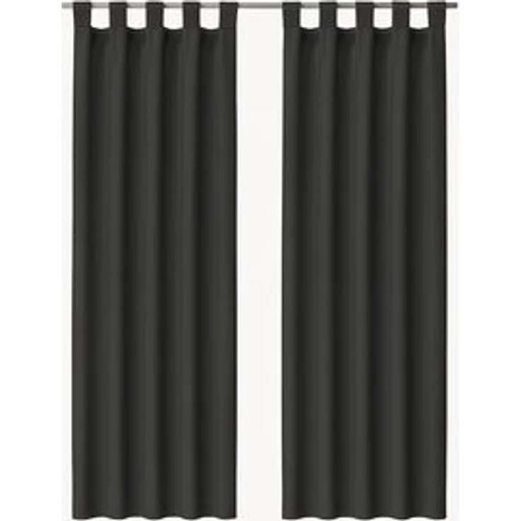 Bestlivings Gardine "Ellen" mit Schlaufen (2 St), Schlaufe, blickdicht, Polyester, einfarbig, modern, waschbar bei 30°C – Bild 6