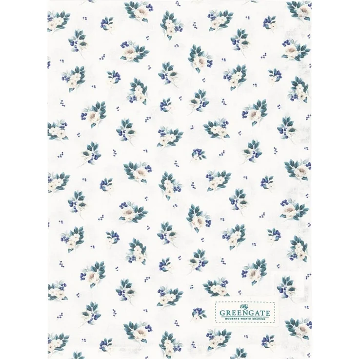 Greengate Geschirrtuch 50x70 cm Philina white 100% Baumwolle