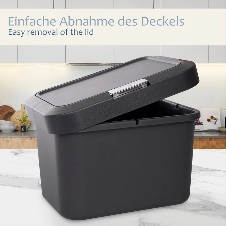 ONVAYA Biomülleimer mit Deckel ǀ geruchsdicht ǀ spülmaschinengeeignet ǀ Komposteimer – Bild 3