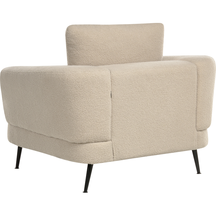 Sessel KJAER Bouclé Hellbeige – Bild 6