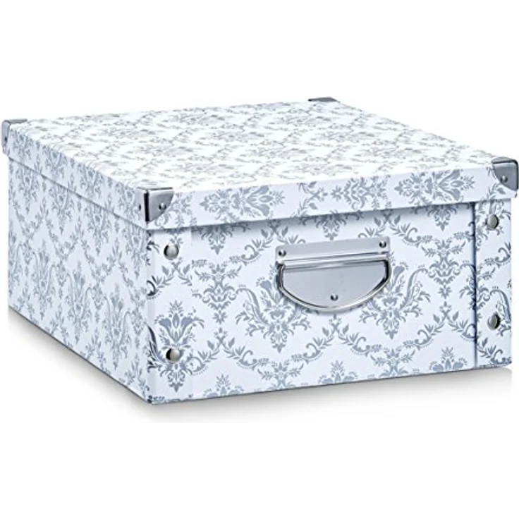 Zeller Aufbewahrungsbox vintage 19,2 l - 33,0 x 40,0 x 17,0 cm weiß, vintage – Bild 2