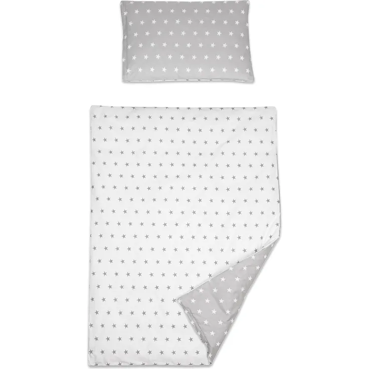 2-teiliges Baby Kinder Bettbezug 150x120 cm mit Kopfkissenbezug - Muster 21