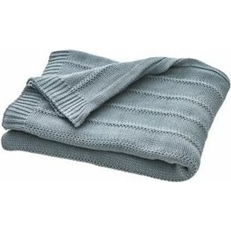 Mirabeau Tagesdecke Plaid Lémeré graublau – Bild 6