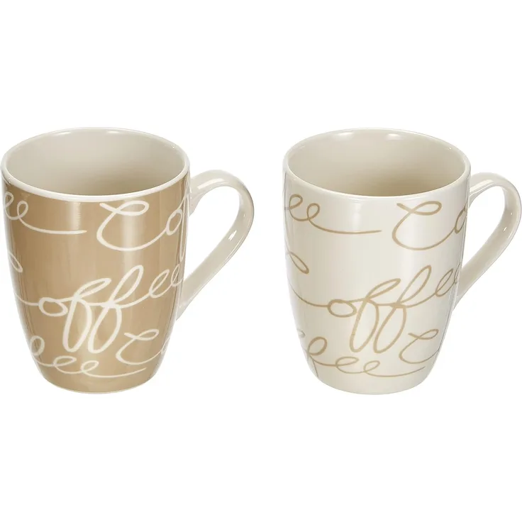 Ritzenhoff & Breker CORNELLO Kaffeebecher 250 ml creme 2er Set