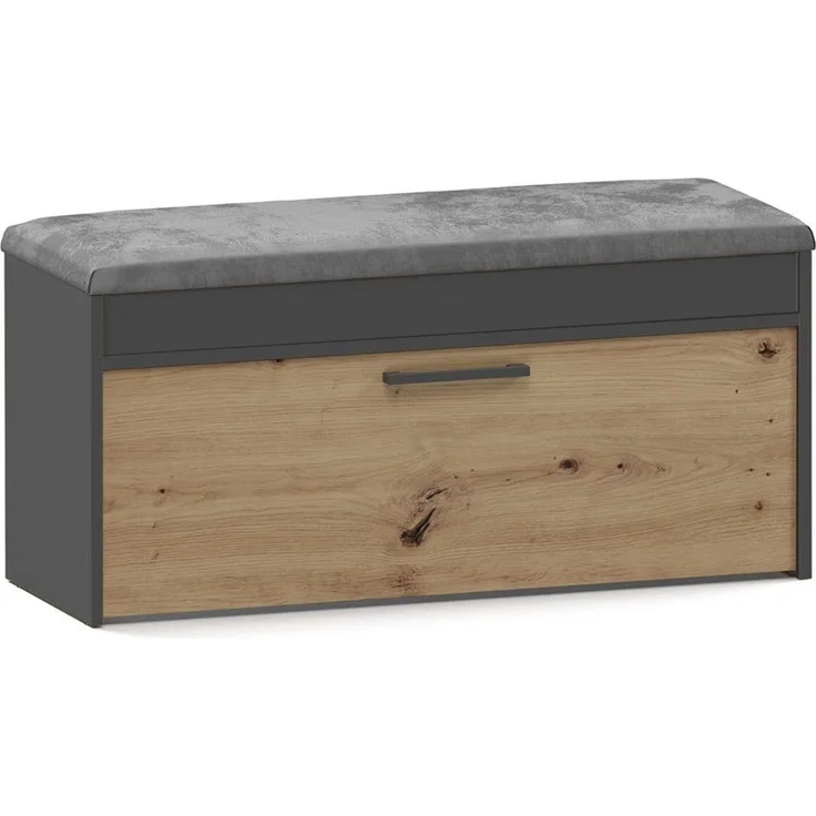 ibonto SCHUHREGAL PARMA Spanplatte Weiß (H 49 x T 35 x B 100 cm) – Bild 1