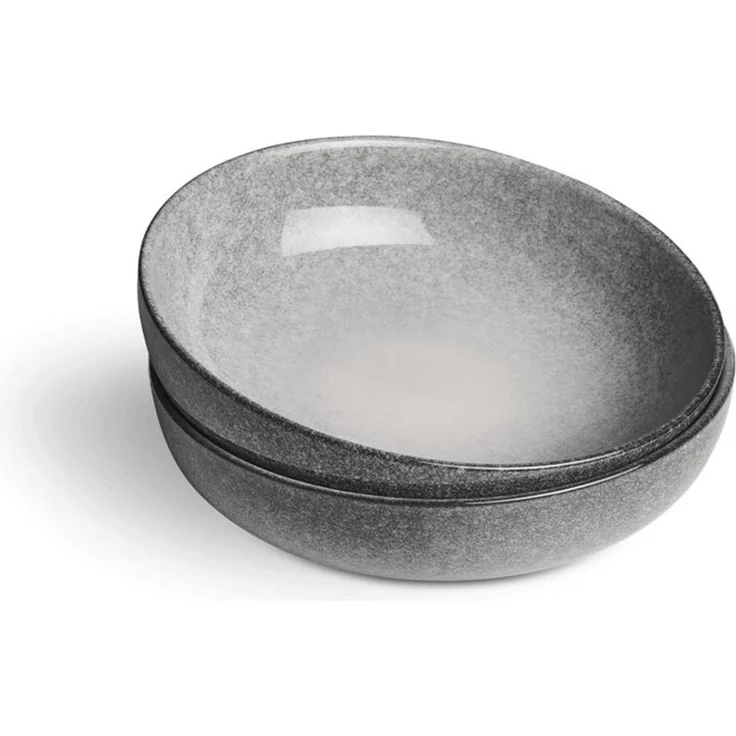 Springlane Geschirr-Set Misty Cliff, Steingut, in verschiedenen Ausführungen und Sets, Steingut, robust, kratzfest, 2er-Set Suppenteller – Bild 1