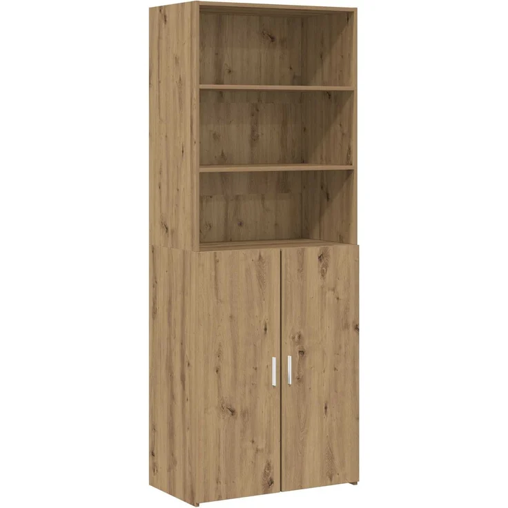 vidaXL Highboard Artisan-Eiche 70 x 42,5 x 185 cm Holzwerkstoff 3446611 – Bild 1