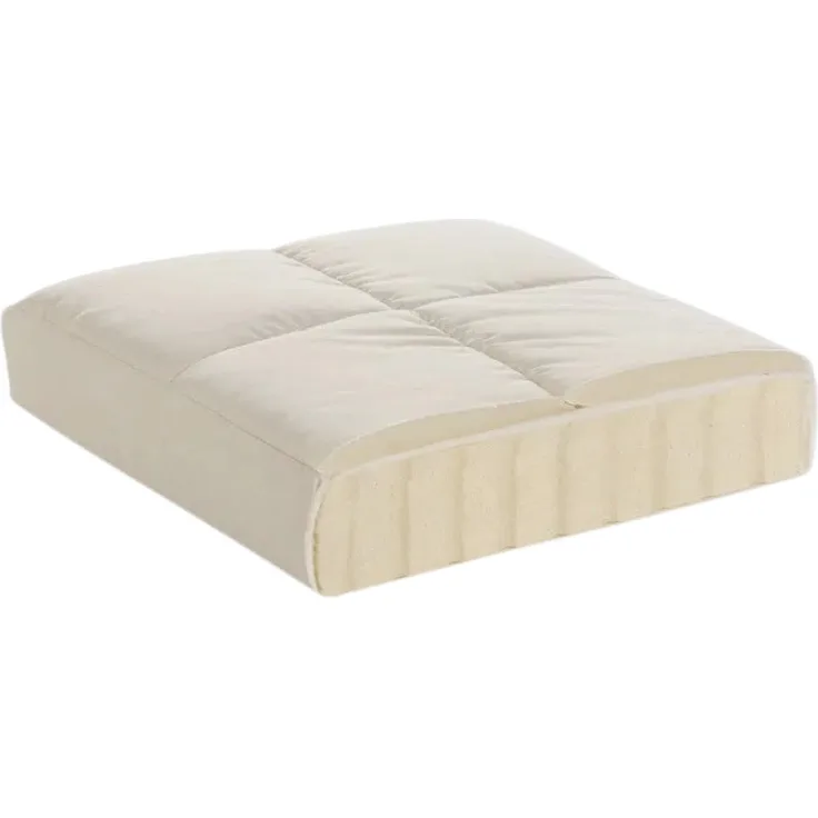 PROLANA Matratzentopper LUNA, 4 cm Naturlatex mit Bio-Schafschurwolle, 100 × 200 cm