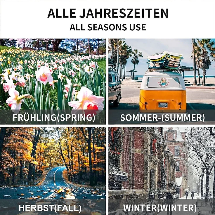 Klemmmarkise 400cm Balkon Sonnenschutz Grau Sonnensegel Terrasse Windschutz – Bild 6