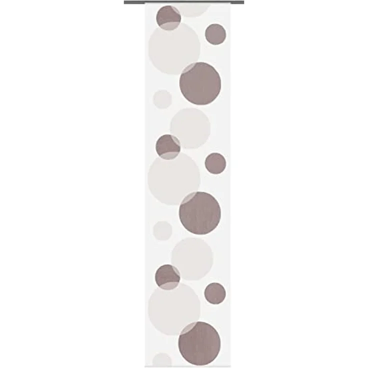 HOME WOHNIDEEN Schiebegardine Tira (1 St), Klettschiene, transparent, Scherli, HxB: 245x60 – Bild 3