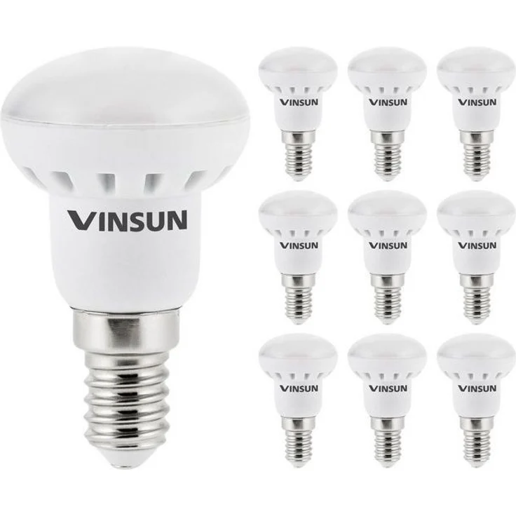 Vinsun LED-Leuchtmittel LED Lampe E14 R39 3W 230V Leuchtmittel Reflektorlampe - 10er Pack – Bild 4