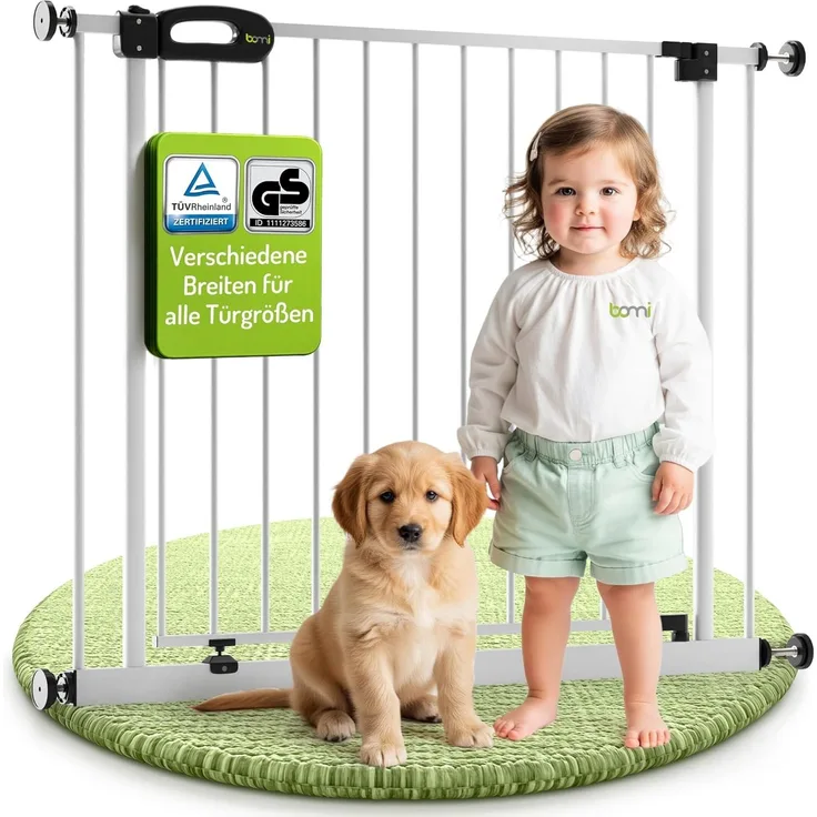 Bomi 'Merle XXL' Türschutzgitter 95 - 103 cm, weiß
