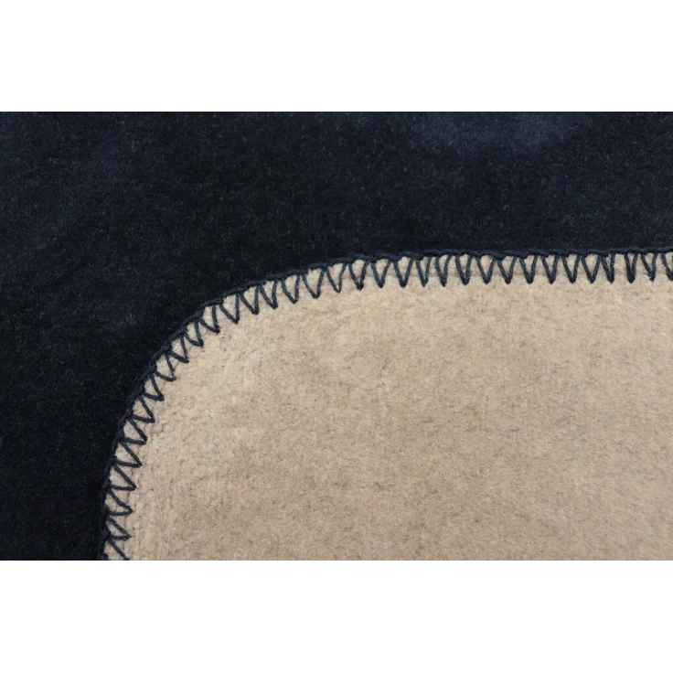 Biederlack Wohndecke Kuscheldecke 150x200 Doubleface schwarz palisander 829269 – Bild 2