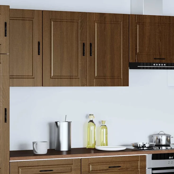 vidaXL Küchen-Hängeschrank Porto Braun Eichen-Optik Holzwerkstoff 854074 – Bild 3