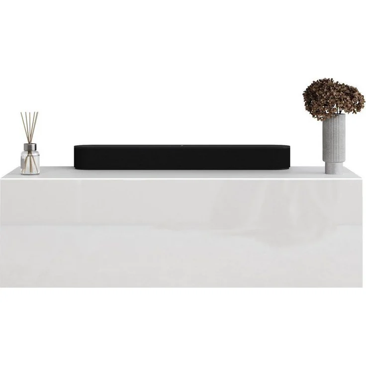 Planetmöbel Garderoben-Set Flur Möbel Garderobe Hängeschrank 100cm weiß, (Garderobenschrank) – Bild 1