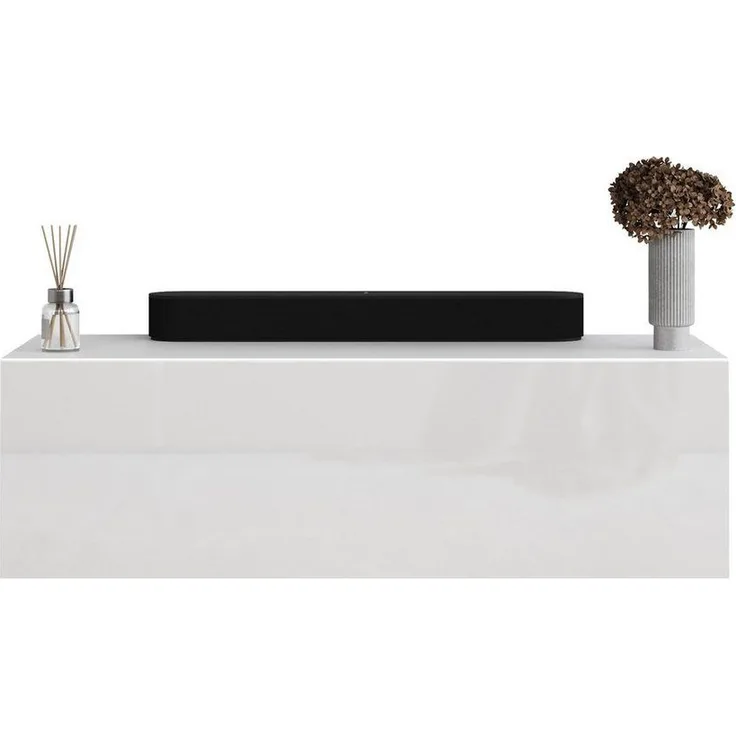 Planetmöbel Garderoben-Set Flur Möbel Garderobe Hängeschrank 100cm weiß, (Garderobenschrank)