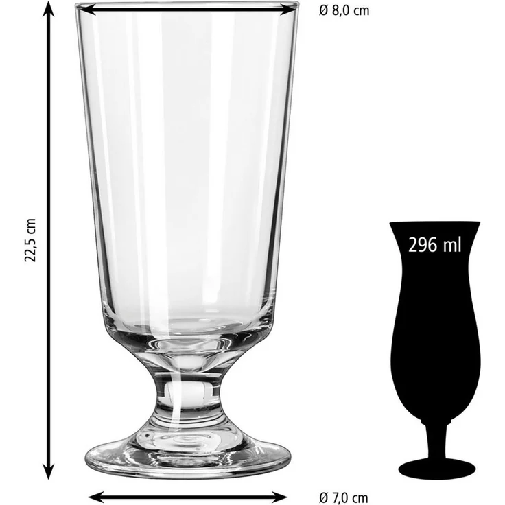 LIBBEY Gläser-Set Libbey Highballglas 12er Set -EMBASSY-, 12-tlg, Glas, 296 ml, hochwertig verarbeitet, im modernen Design – Bild 4