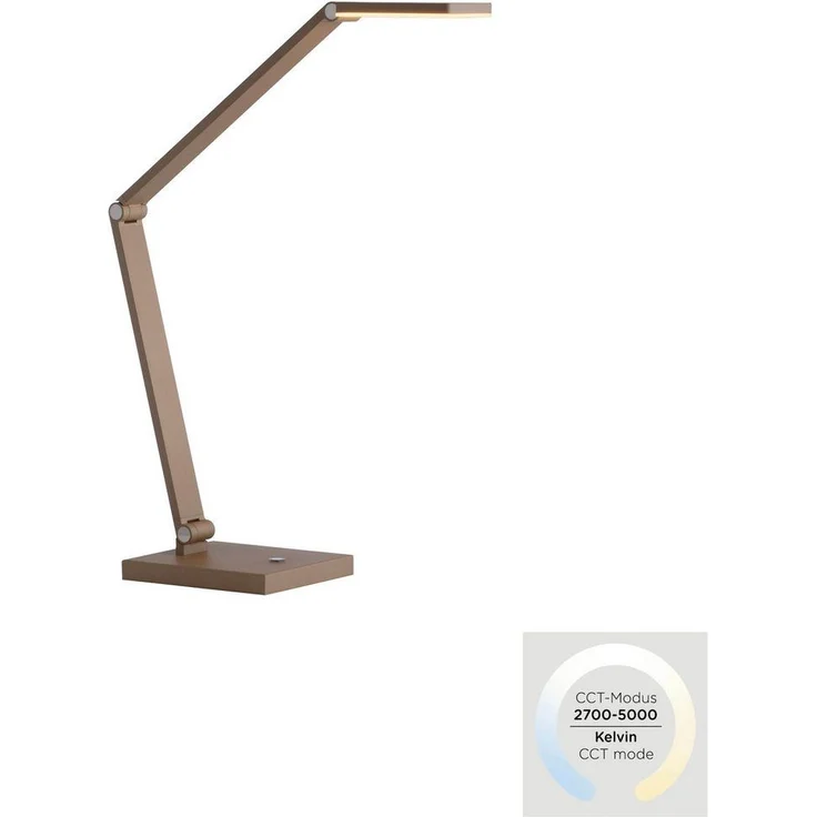 Paul Neuhaus LED Tischleuchte SAMSKY, Farbsteuerung, LED fest integriert, warmweiß - kaltweiß, Touchdimmer, CCT 2700-5000K, Memoryfunktion, Höhenverstellbar – Bild 2
