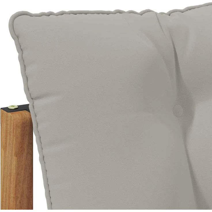 vidaXL 2 stk. Outdoor Mittelsofa Massivholz Akazie Natur 900642 – Bild 7