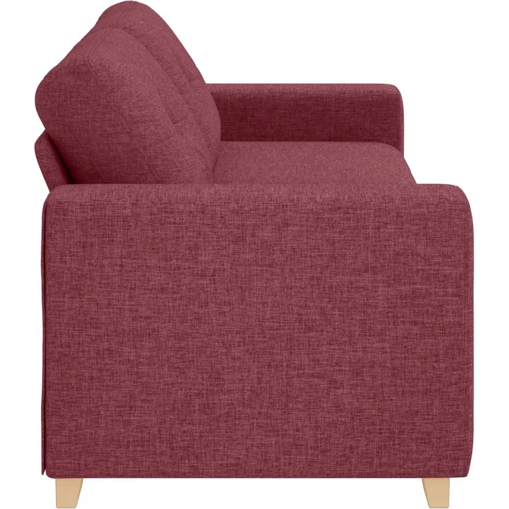 vidaXL 3-Sitzer-Sofa Weinrot 180 cm Stoff 4105091 – Bild 3