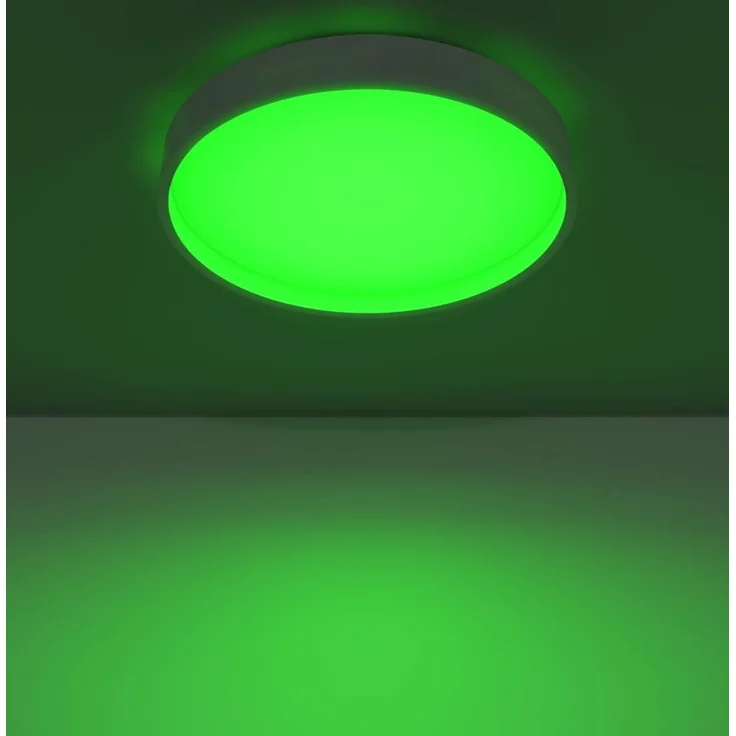 EGLO LED Deckenleuchte MASSIGNANO-Z Deckenlampe, Disco-Modus, ZigBee 3.0, Wohnzimmerlampe, CCT - über Fernbedienung, Dimmer, Dimmfunktion, Farbsteuerung, Farbwechsel, Fernbedienung, Infrarot inkl, Memoryfunktion, Nachtlichtfunktion, RGB, Smart Home, Ti... – Bild 3