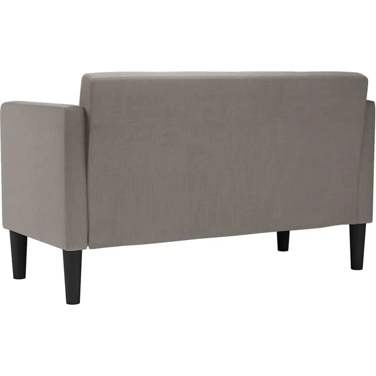 vidaXL Zweisitzer-Sofa Taupe 111 cm Stoff 4100564 – Bild 5