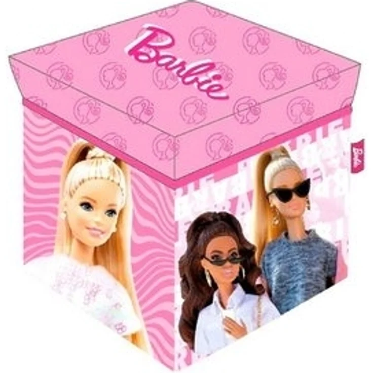 Barbie Praktische Aufbewahrungsbox zusammenklappbar – Perfekte Ordnung für das Kinderzimmer, 30x30x30 cm – Bild 4