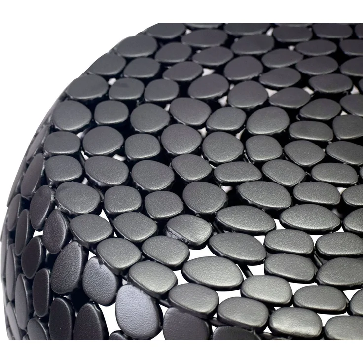 FINEBUY Couchtisch FB74464 Sofatisch Alu Wohnzimmertisch 66cm Loungetisch Metall Rund (Strukturierte Metalloberfläche mit moderner Wirkung), Kompakte Tischform für stilvolle Wohnbereiche – Bild 4