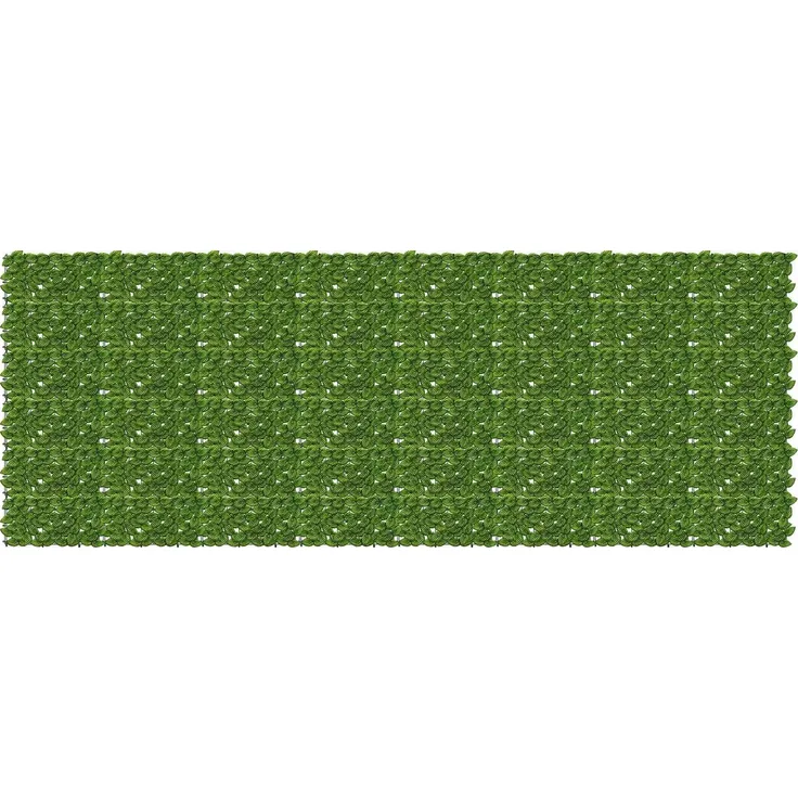 vidaXL Balkonsichtschutz mit Blättern Grün und Gelb 400 x 150 cm 42040649